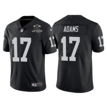 Men's Las Vegas Raiders #17 Davante Adams Black With 2020 Inaugural Season Patch Vapor Limited Stitched Jersey Men's Las Vegas Raiders #17 Davante Adams Black With 2020 Inaugural Season Patch Vapor Limited Stitched Jersey