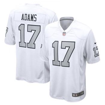 Men's Las Vegas Raiders #17 Davante Adams White Color Rush Limited Stitched Game Jersey Men's Las Vegas Raiders #17 Davante Adams White Color Rush Limited Stitched Game Jersey