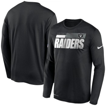 Men's Las Vegas Raiders 2020 Black Sideline Impact Legend Performance Long Sleeve T-Shirt Men's Las Vegas Raiders 2020 Black Sideline Impact Legend Performance Long Sleeve T-Shirt