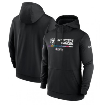 Men's Las Vegas Raiders 2022 Black Crucial Catch Therma Performance Pullover Hoodie Men's Las Vegas Raiders 2022 Black Crucial Catch Therma Performance Pullover Hoodie