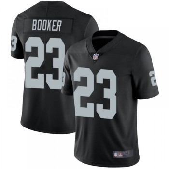 Men's Las Vegas Raiders #23 Devontae Booker Black Vapor Untouchable Limited Stitched Jersey Men's Las Vegas Raiders #23 Devontae Booker Black Vapor Untouchable Limited Stitched Jersey