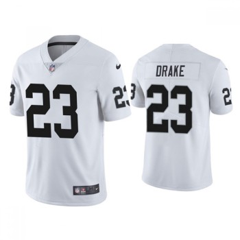 Men's Las Vegas Raiders #23 Kenyan Drake White Vapor Untouchable Limited Stitched Football Jersey Men's Las Vegas Raiders #23 Kenyan Drake White Vapor Untouchable Limited Stitched Football Jersey