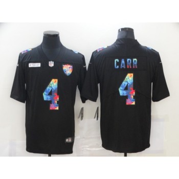 Men's Las Vegas Raiders #4 Derek Carr 2020 Black Crucial Catch Limited Stitched Jersey Men's Las Vegas Raiders #4 Derek Carr 2020 Black Crucial Catch Limited Stitched Jersey