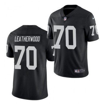 Men's Las Vegas Raiders #70 Alex Leatherwood 2021 NFL Draft Black Vapor Untouchable Limited Stitched Jersey Men's Las Vegas Raiders #70 Alex Leatherwood 2021 NFL Draft Black Vapor Untouchable Limited Stitched Jersey