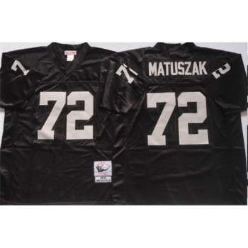 Men's Las Vegas Raiders #72 John Matuszak Black Limited Stitched Jersey Men's Las Vegas Raiders #72 John Matuszak Black Limited Stitched Jersey