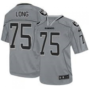 Men's Las Vegas Raiders #75 Howie Long Grey Stitched NFL Jersey Men's Las Vegas Raiders #75 Howie Long Grey Stitched NFL Jersey