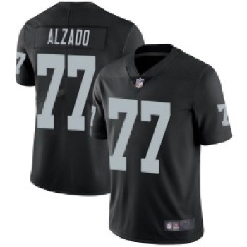 Men's Las Vegas Raiders #77 Lyle Alzado Black Vapor Untouchable Limited Stitched NFL Jersey Men's Las Vegas Raiders #77 Lyle Alzado Black Vapor Untouchable Limited Stitched NFL Jersey