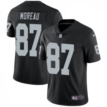 Men's Las Vegas Raiders #87 Foster Moreau Black Vapor Untouchable Limited Stitched Jersey Men's Las Vegas Raiders #87 Foster Moreau Black Vapor Untouchable Limited Stitched Jersey
