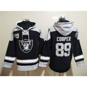Men's Las Vegas Raiders #89 Amari Cooper Black Ageless Must-Have Lace-Up Pullover Hoodie Men's Las Vegas Raiders #89 Amari Cooper Black Ageless Must-Have Lace-Up Pullover Hoodie