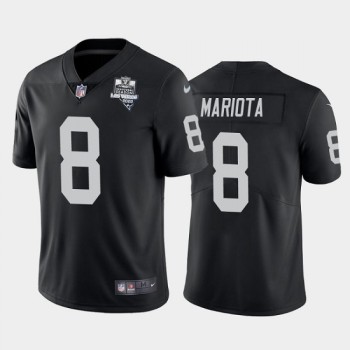 Men's Las Vegas Raiders #8 Marcus Mariota Black 2020 Inaugural Season Vapor Limited Stitched Jersey Men's Las Vegas Raiders #8 Marcus Mariota Black 2020 Inaugural Season Vapor Limited Stitched Jersey