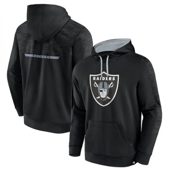 Men's Las Vegas Raiders Black Defender Evo Pullover Hoodie Men's Las Vegas Raiders Black Defender Evo Pullover Hoodie