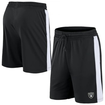 Men's Las Vegas Raiders Black Performance Shorts Men's Las Vegas Raiders Black Performance Shorts