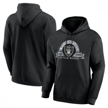 Men's Las Vegas Raiders Black Pullover Hoodie Men's Las Vegas Raiders Black Pullover Hoodie