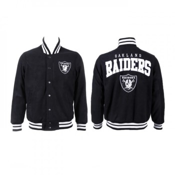 Men's Las Vegas Raiders Black Stitched Jacket Men's Las Vegas Raiders Black Stitched Jacket