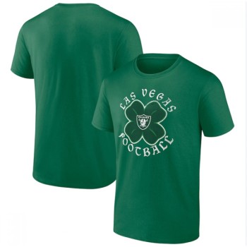 Men's Las Vegas Raiders Kelly Green St. Patrick's Day Celtic T-Shirt Men's Las Vegas Raiders Kelly Green St. Patrick's Day Celtic T-Shirt