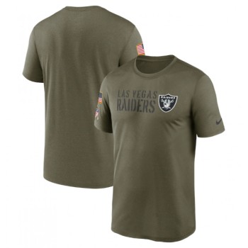 Men's Las Vegas Raiders Olive 2022 Salute to Service Legend Team T-Shirt Men's Las Vegas Raiders Olive 2022 Salute to Service Legend Team T-Shirt