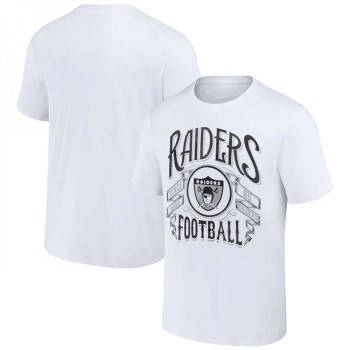 Men's Las Vegas Raiders White x Darius Rucker Collection Vintage Football T-Shirt Men's Las Vegas Raiders White x Darius Rucker Collection Vintage Football T-Shirt