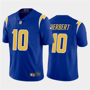 Men's Los Angeles Chargers #10 Justin Herbert 2020 Royal Vapor Untouchable Limited Stitched NFL Jersey Men's Los Angeles Chargers #10 Justin Herbert 2020 Royal Vapor Untouchable Limited Stitched NFL Jersey