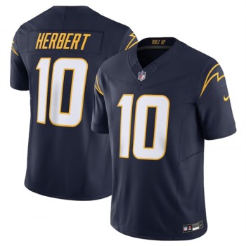 Men's Los Angeles Chargers #10 Justin Herbert Navy 2023 F.U.S.E. Vapor Untouchable Limited Stitched Jersey Men's Los Angeles Chargers #10 Justin Herbert Navy 2023 F.U.S.E. Vapor Untouchable Limited Stitched Jersey