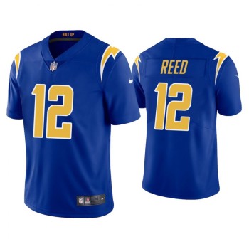 Men's Los Angeles Chargers #12 Joe Reed 2020 Royal Vapor Untouchable Limited Stitched NFL Jersey Men's Los Angeles Chargers #12 Joe Reed 2020 Royal Vapor Untouchable Limited Stitched NFL Jersey