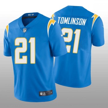 Men's Los Angeles Chargers #21 LaDainian Tomlinson Blue Vapor Untouchable Limited Stitched Jersey Men's Los Angeles Chargers #21 LaDainian Tomlinson Blue Vapor Untouchable Limited Stitched Jersey