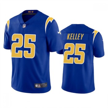 Men's Los Angeles Chargers #25 Joshua Kelley Royal Vapor Untouchable Limited Stitched Jersey Men's Los Angeles Chargers #25 Joshua Kelley Royal Vapor Untouchable Limited Stitched Jersey