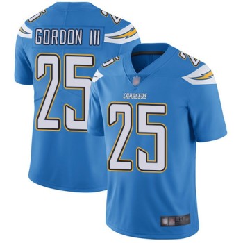 Men's Los Angeles Chargers #25 Melvin Gordon Blue Vapor Untouchable Limited Stitched NFL Jersey Men's Los Angeles Chargers #25 Melvin Gordon Blue Vapor Untouchable Limited Stitched NFL Jersey