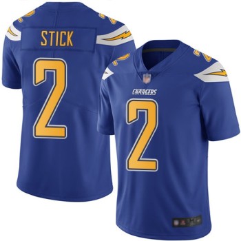 Men's Los Angeles Chargers #2 Easton Stick Blue Vapor Untouchable Limited Stitched NFL Jersey Men's Los Angeles Chargers #2 Easton Stick Blue Vapor Untouchable Limited Stitched NFL Jersey