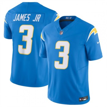 Men's Los Angeles Chargers #3 Derwin James Jr. Blue 2023 F.U.S.E. Vapor Untouchable Limited Stitched Jersey Men's Los Angeles Chargers #3 Derwin James Jr. Blue 2023 F.U.S.E. Vapor Untouchable Limited Stitched Jersey