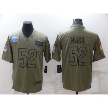 Men's Los Angeles Chargers #52 Khalil Mack Camo Salute To Service Limited Stitched Jersey Men's Los Angeles Chargers #52 Khalil Mack Camo Salute To Service Limited Stitched Jersey