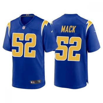 Men's Los Angeles Chargers #52 Khalil Mack Royal Vapor Untouchable Limited Stitched Jersey Men's Los Angeles Chargers #52 Khalil Mack Royal Vapor Untouchable Limited Stitched Jersey