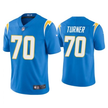 Men's Los Angeles Chargers #70 Trai Turner 2020 Blue Vapor Untouchable Limited Stitched Jersey Men's Los Angeles Chargers #70 Trai Turner 2020 Blue Vapor Untouchable Limited Stitched Jersey