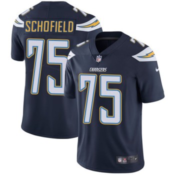 Men's Los Angeles Chargers #75 Michael Schofield Navy Blue Vapor Untouchable Limited Stitched NFL Jersey Men's Los Angeles Chargers #75 Michael Schofield Navy Blue Vapor Untouchable Limited Stitched NFL Jersey