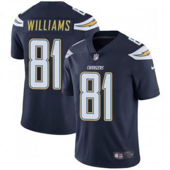 Men's Los Angeles Chargers #81 Mike Williams Navy Blue Vapor Untouchable Limited Stitched NFL Jersey Men's Los Angeles Chargers #81 Mike Williams Navy Blue Vapor Untouchable Limited Stitched NFL Jersey