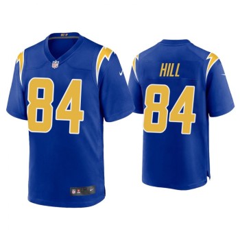 Men's Los Angeles Chargers #84 K.J. Hill 2020 Royal Stitched Jersey Men's Los Angeles Chargers #84 K.J. Hill 2020 Royal Stitched Jersey