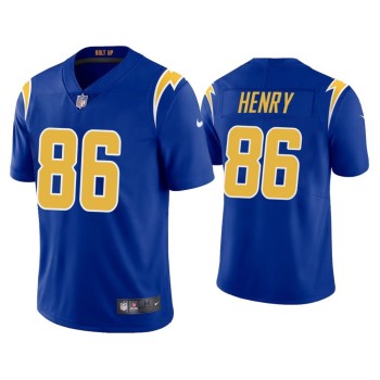 Men's Los Angeles Chargers #86 Hunter Henry 2020 Royal Vapor Untouchable Limited Stitched Jersey Men's Los Angeles Chargers #86 Hunter Henry 2020 Royal Vapor Untouchable Limited Stitched Jersey