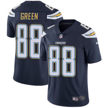 Men's Los Angeles Chargers #88 Virgil Green Navy Blue Vapor Untouchable Limited Stitched NFL Jersey Men's Los Angeles Chargers #88 Virgil Green Navy Blue Vapor Untouchable Limited Stitched NFL Jersey