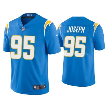 Men's Los Angeles Chargers #95 Linval Joseph 2020 Blue Vapor Untouchable Limited Stitched Jersey Men's Los Angeles Chargers #95 Linval Joseph 2020 Blue Vapor Untouchable Limited Stitched Jersey