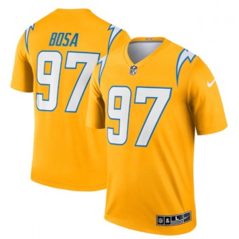 Men's Los Angeles Chargers #97 Joey Bosa Gold Inverted Legend Stitched Football Jersey Men's Los Angeles Chargers #97 Joey Bosa Gold Inverted Legend Stitched Football Jersey
