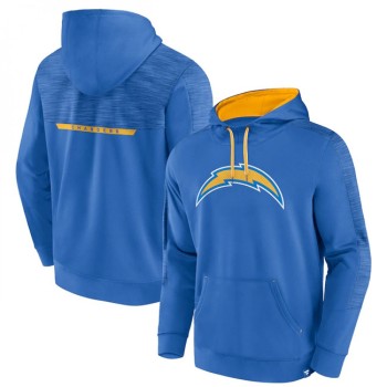 Men's Los Angeles Chargers Blue Defender Evo Pullover Hoodie Men's Los Angeles Chargers Blue Defender Evo Pullover Hoodie