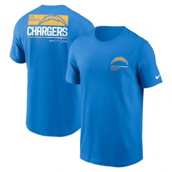 Men's Los Angeles Chargers Light Blue Team Incline T-Shirt Men's Los Angeles Chargers Light Blue Team Incline T-Shirt