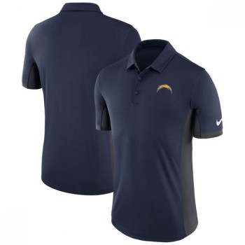 Men's Los Angeles Chargers Navy Evergreen Polo Men's Los Angeles Chargers Navy Evergreen Polo