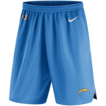 Men's Los Angeles Chargers Powder Blue Knit Performance Shorts Men's Los Angeles Chargers Powder Blue Knit Performance Shorts