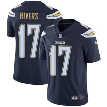 Men's Los Angeles Chargers #17 Philip Rivers Navy Vapor Untouchable Limited Stitched NFL Jersey Men's Los Angeles Chargers #17 Philip Rivers Navy Vapor Untouchable Limited Stitched NFL Jersey
