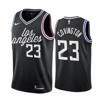 Men's Los Angeles Clippers #23 Robert Covington 2022/23 Black City Edition Stitched Jersey Men's Los Angeles Clippers #23 Robert Covington 2022/23 Black City Edition Stitched Jersey