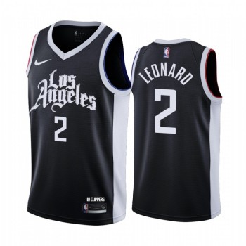 Men's Los Angeles Clippers #2 Kawhi Leonard Black City Edition Stitched NBA Jersey Men's Los Angeles Clippers #2 Kawhi Leonard Black City Edition Stitched NBA Jersey