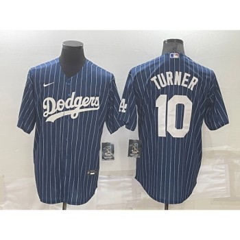 Men's Los Angeles Dodgers #10 Justin Turner Navy Cool Base Stitched Baseball Jersey Men's Los Angeles Dodgers #10 Justin Turner Navy Cool Base Stitched Baseball Jersey