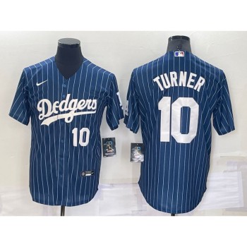 Men's Los Angeles Dodgers #10 Justin Turner Navy Cool Base Stitched Baseball Jersey Men's Los Angeles Dodgers #10 Justin Turner Navy Cool Base Stitched Baseball Jersey