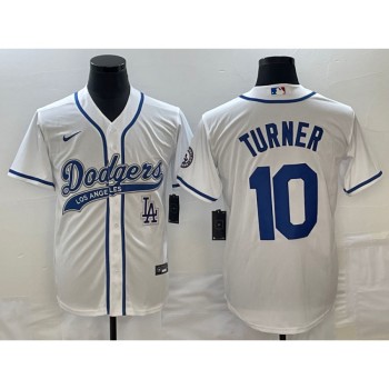 Men's Los Angeles Dodgers #10 Justin Turner With Patch Cool Base Stitched Baseball Jersey Men's Los Angeles Dodgers #10 Justin Turner With Patch Cool Base Stitched Baseball Jersey