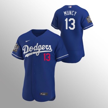 Men's Los Angeles Dodgers #13 Max Muncy Blue 2020 World Series Bound stitched Jersey Men's Los Angeles Dodgers #13 Max Muncy Blue 2020 World Series Bound stitched Jersey
